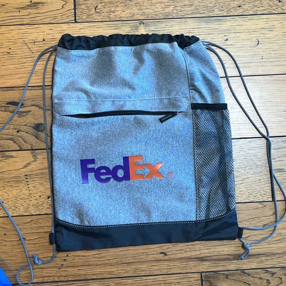 Fedex drawstring bag